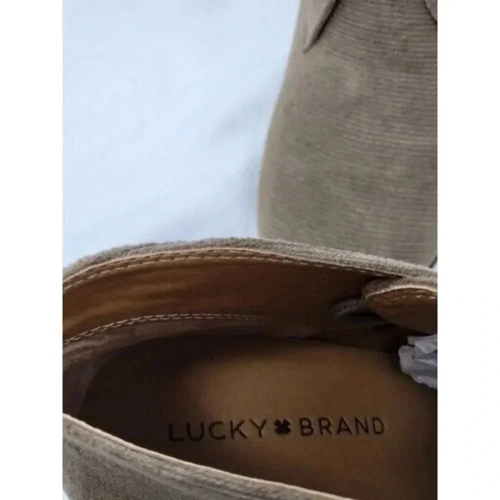 Lucky Brand  Shijo ankle boots  Antique Green Corduroy Size 10 M